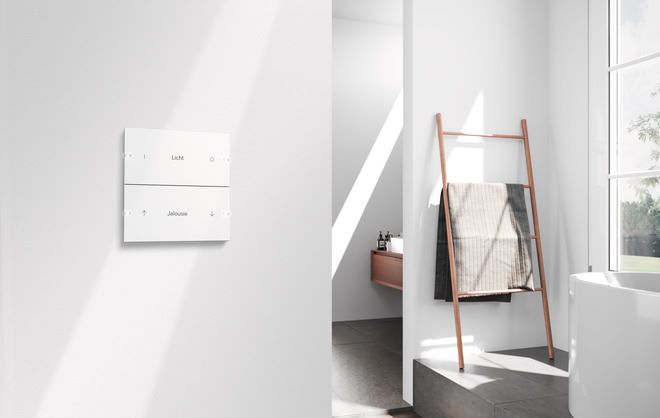 Solche smarten und KNX-basierten Tastensensoren lassen...