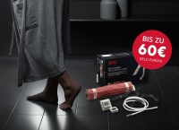 Geld zurück gibts jetzt von AEG Haustechnik für Endkunden beim Kauf einer AEG Fußbodentemperierung THERMO BODEN im Set. Die attraktive Cashback-Aktion endet am 30. November 2020.