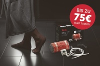 Das AEG POS-Paket THERMO BODEN dient der Verkaufsunterstützung am Point of Sale. Es beinhaltet eine Reihe hochwertiger Werbemittel zur Unterstützung der Verkaufsberatung.
