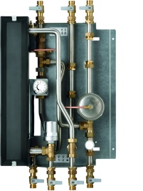 Die AEG Wohnungsstation WS bereitet Trinkwasser hygienisch.......