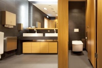 Die exklusive JAL-Lounge in Frankfurt ist im Sanitärbereich mit TOTO-Produkten ausgestattet.