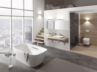 Schon auf den ersten Blick strahlt die luxuriöse NEOREST-Serie mit ihrer klaren Formensprache Ruhe<br />und Wellness-Komfort aus.