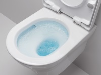Schon seit 2002 sind alle WC-Keramiken von TOTO mit der hocheffizienten Spülung Tornado Flush ausgestattet.<br />Bild: TOTO
