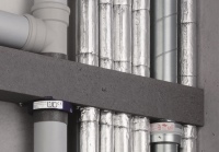 Die steinwool® Isolierschale Alu von Steinbacher gewährleistet erstklassige Dämmung sowie sicheren Brandschutz.<br />Bild: Viega