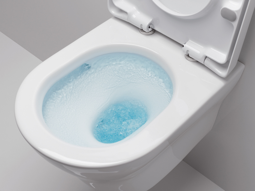 Die hocheffiziente Spülung Tornado Flush reinigt das...