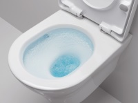 Die hocheffiziente Spülung Tornado Flush reinigt das gesamte WC-Becken rückstandslos.