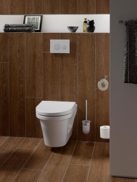 Das WC CF ist wie alle TOTO-Toiletten mit der kraftvollen Spülung Tornado Flush, der<br />Spezialglasur CeFiONtect und dem randlosen Design ausgestattet.