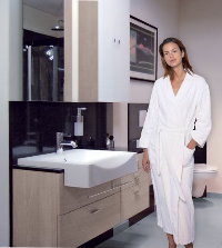 Einfach zum neuen Badezimmer: Das Renodom-Geschäftsmodell hat ausschließlich die Vermarktung und Koordination von Komplettrenovierungen zum Ziel. Foto: Renodom.