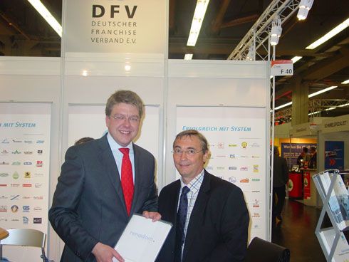 Im Rahmen der Gründermesse „Start“ in Nürnberg stellte...