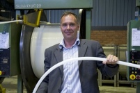 Michael Jansson, Betriebsleiter bei Uponor in Virsbo,.......