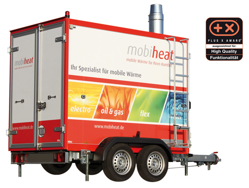 Das Heizmobil MH150F sorgt in Windeseile wieder für...