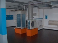 Teilansicht des neuen Trainingscenters in Hamburg. Foto: Daikin