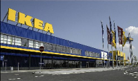 Das neue Ikea-Möbelhaus in Gersthofen bei Augsburg.