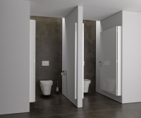 Das WC CF erfüllt auch im öffentlichen und halböffentlichen Bereich alle hygienischen Anforderungen. Bilder: TOTO