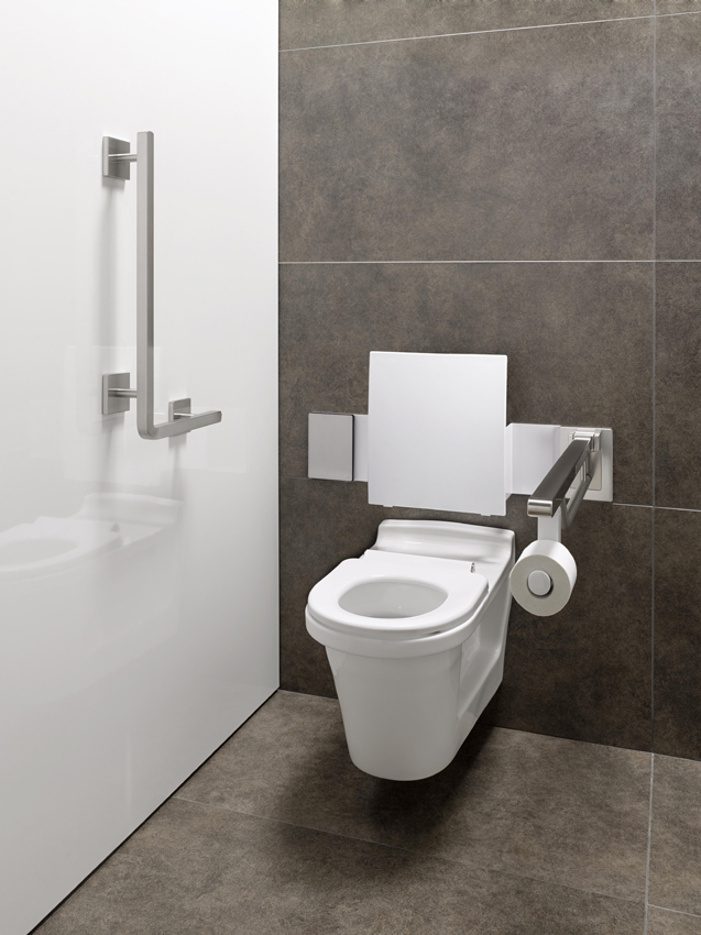 Das barrierefreie, randlose WC CF bietet höchsten Komfort....