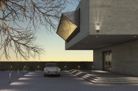 Die Beleuchtung mit Pollerleuchten und Downlights unterstreicht die Architektur und sorgt für eine sichere Heimkehr.<br />Bild: licht.de