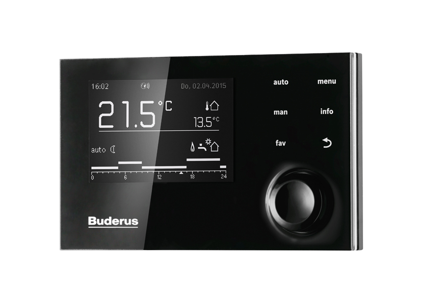 Die System-Bedieneinheit RC310 gibt Auskunft über den...
