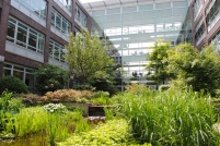 Das 8.700 m² große Bürogebäude der Hamborner Reit AG.......