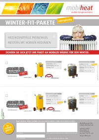 Kombi-Pakete aus mobiheat Elektroheizmobil und Elektrolufterhitzer gibt es bis Ende des Jahres zu besonders attraktiven Preisen mit den Winter-Fit-Paketen.<br />Bild: mobiheat GmbH