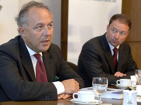 Staatssekretär Matthias Machnig (links) und IHK-Präsident...