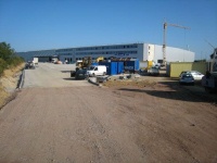 Das Gelände des neuen Logistikzentrums der Conergy AG in Zweibrücken. Foto: Conergy