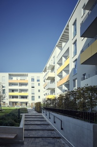 Die vom Siedlungswerk Nürnberg errichtete, gestalterisch.......