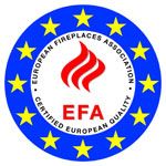 Das Qualitätssiegel der Europäischen Feuerstätten Arbeitsgemeinschaft e.V. EFA zeigt geprüfte Qualität.