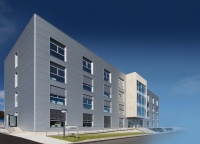 Das neue Verwaltungsgebäude der Schütz GmbH & Co. KGaA
