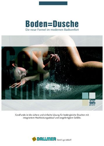 Boden = Dusche! Für diese neue Formel im modernen Badkomfort...