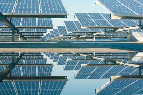 Netzgekoppelte Photovoltaikanlage. Foto: Fraunhofer...