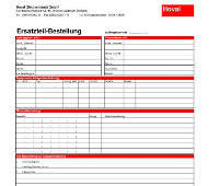 Das Formular für die Ersatzteil-Bestellung ist auch auf Hovals Webseite zu finden.