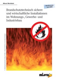 Die Missel Broschüre zum Thema Brandschutz. Foto: Missel