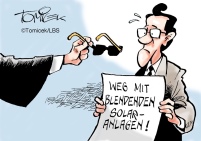 Blendende Aussichten: In Zusammenhang mit Photovoltaikanlagen.......