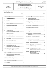 Das Deckblatt der neuen BTGA-Regel 3.003<br />Bild: ja / BTGA e.V. <br />