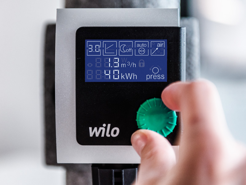 Die Wilo-Stratos PICO plus  – maximaler Bedienkomfort...