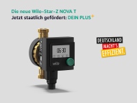 Höchster Komfort bei minimalem Stromverbrauch (nur 6 Watt) – jetzt staatlich gefördert.<br />Bilder: Wilo