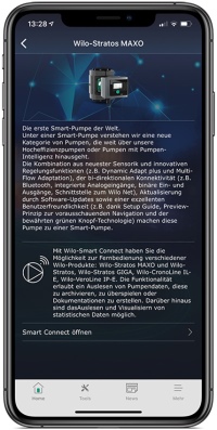 Die Wilo-Assistent App gibt es kostenfrei im Apple Store oder bei ­Google Play. Mehr Infos <a href="https://wilo.com/de/de/Fachhandwerker/Tools-Downloads/Wilo-Assistent-App/"target="_blank">hier >></a><br />Bilder: WILO SE