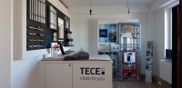 Teilbereich des TECE-Showrooms, EZG Garbsen.<br />Bild: HTD<br />