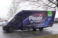 ÖkoFEN präsentiert dem Fachhandwerk die neue Pellematic Condens mit ZeroFlame® Technologie im Rahmen einer Roadshow ab dem Frühling 2021. Bilder: ÖkoFEN