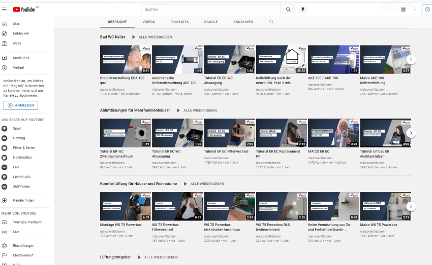 Checken Sie den MAICO YouTube Channel, es lohnt sich!Bild:...
