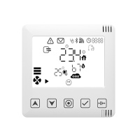 Der Multi-Zonen-Regler Easy Connect von inVENTer ist die zentrale Steuereinheit und ermöglicht die Ansteuerung und Programmierung von bis zu 16 Lüftungsgeräten und Sensoren. 