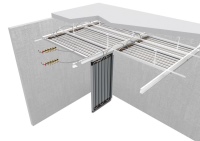Mit dem Einhängesystem HO500 lassen sich Zehnder Klimadecken in verschiedenen Aktivierungsvarianten ohne sichtbare Unterkonstruktion installieren. Ein großer Vorteil dieser Befestigungslösung liegt in der einfachen Revisionierbarkeit der einzelnen Deckenmodule.<br />Bild: Zehnder