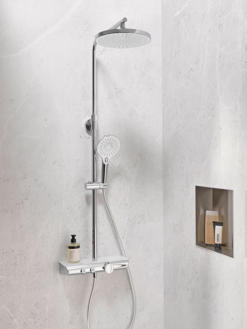 Das Shower Set AquaXPro 200 Thermostat mit schicker...