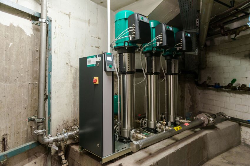 Pumpt Wasser in luftige Höhen: die Wilo-SiBoost Smart...