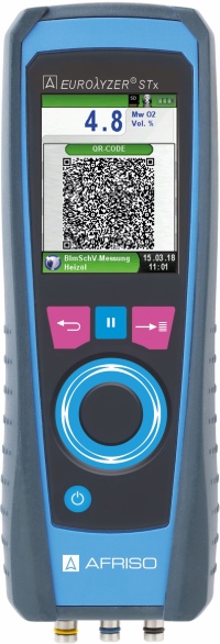 Alle Messdaten können als QR-Code gewandelt und mit der kostenlosen App EuroSoft connect gescannt werden. So lässt sich bequem und direkt vor Ort mit dem Smartphone oder Tablet ein professionelles PDF-Protokoll mit Kundendaten oder der eigenen Unterschrift erstellen. 
