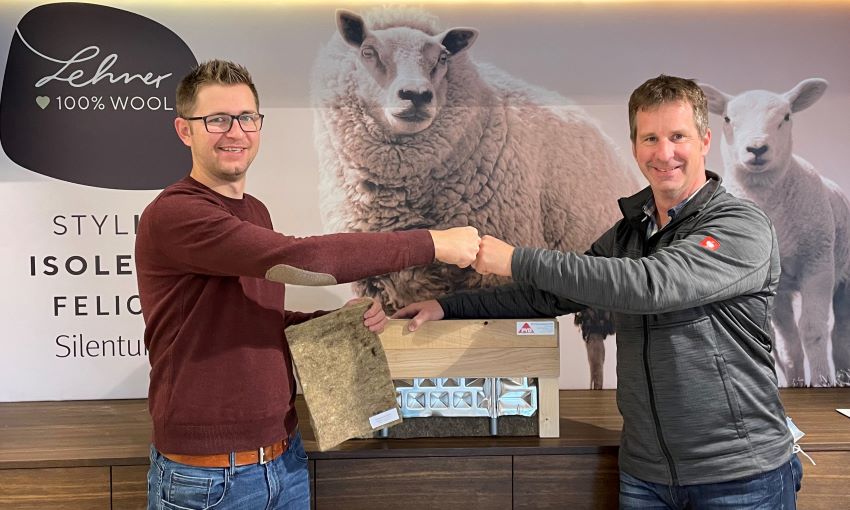 PYD-Thermosysteme und Lehner 100% Wool arbeiten nun...