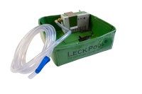 Jetzt mit Akku: Der automatisch geregelte Leckpool ist ein wertvoller Montagehelfer der bis zu 10 l/min fördern kann.<br />Bild: BA-Bachler <br />