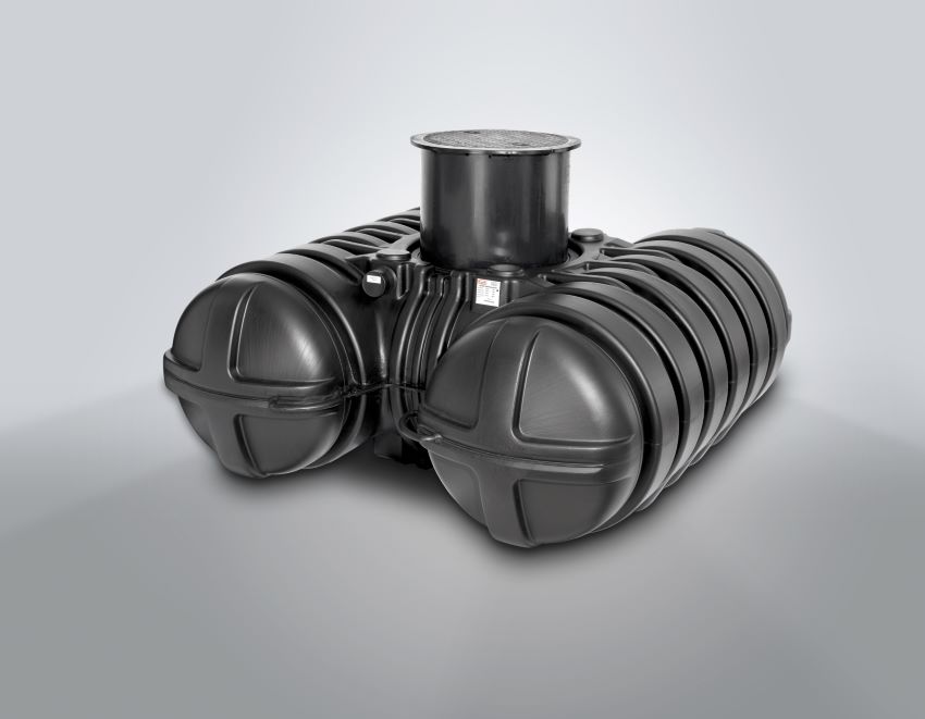 Der Roth Flachspeicher Twinbloc ist aus einem Stück...