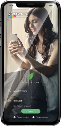 Flächenheizungen können mit dem blossom-ic System als Einzelraumsteuerung auch per App gesteuert werden<br />Bilder: blossom-ic