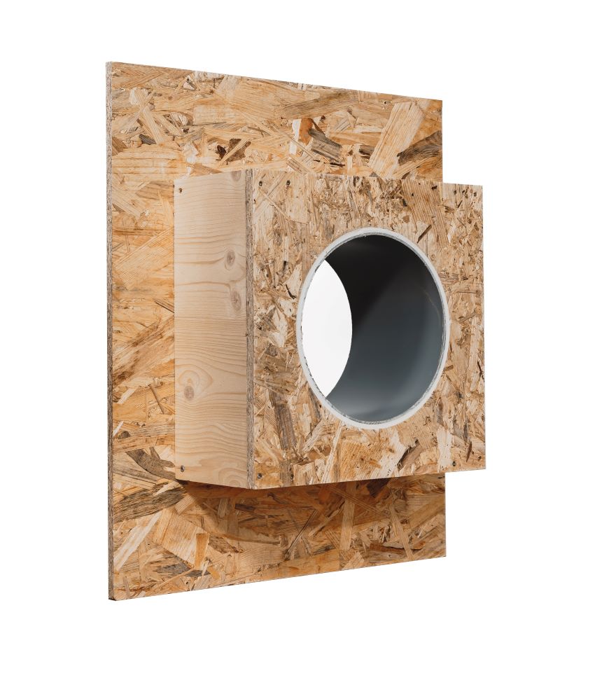 Die Holz-Montagehilfe Woodplex besteht aus Massiv-...
